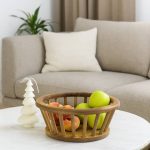 سبد میوه چوبی گرد ماهوود