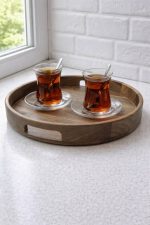سینی گرد چوبی ماهوود - تصویر 2